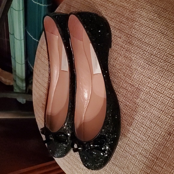 Sz 36.5 NIB $265 L'Autrechose sparkling ballet flats - Picture 2 of 14